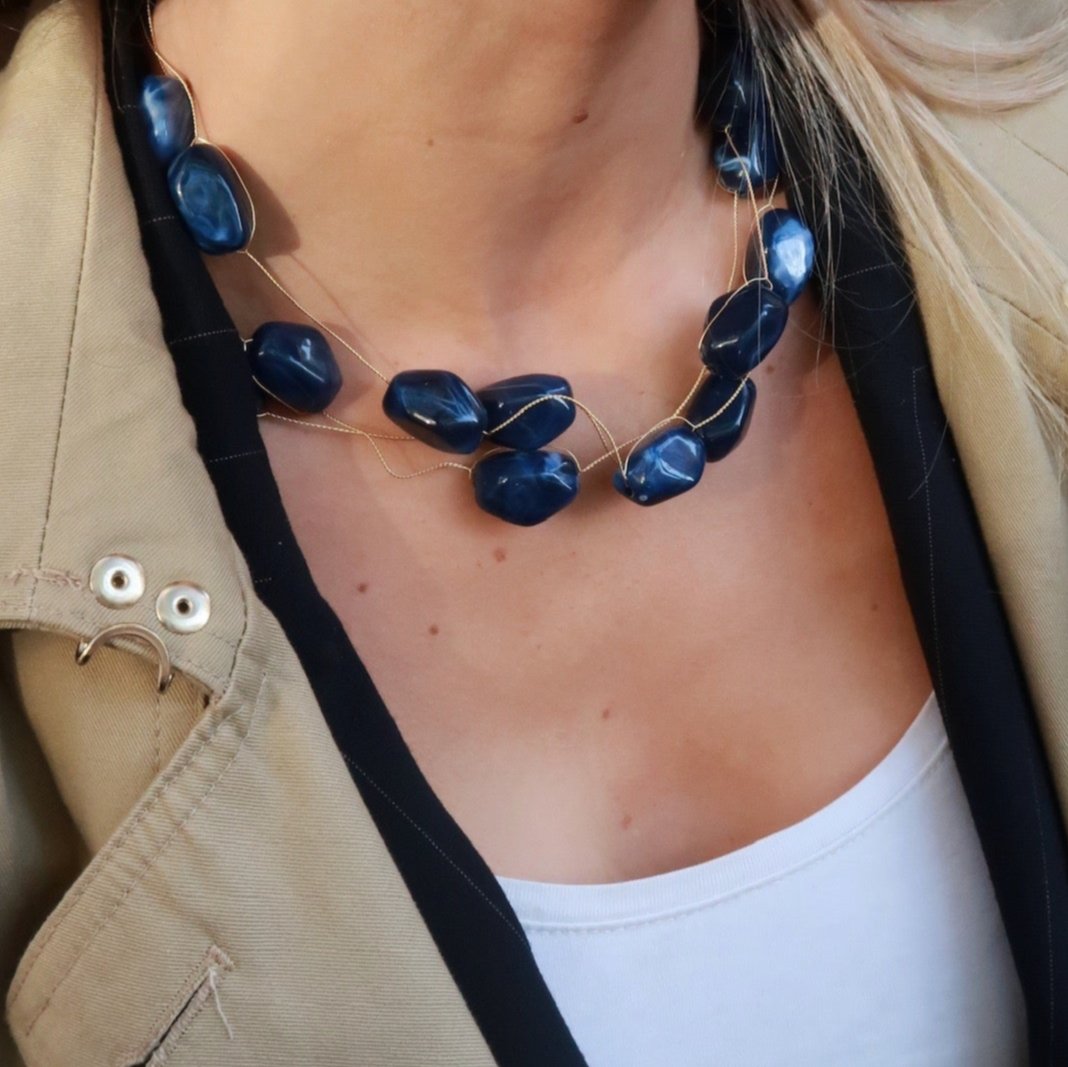 Collar Praga Azul